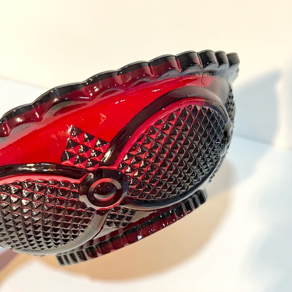 Vintage Avon Centennial Edition Cape Cod Ruby Red Bowl - Picture 3 of 8